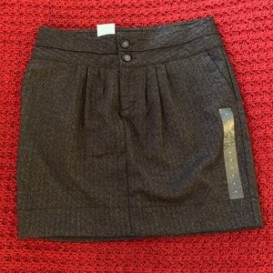 NWT Gap Brown Tweed Skirt